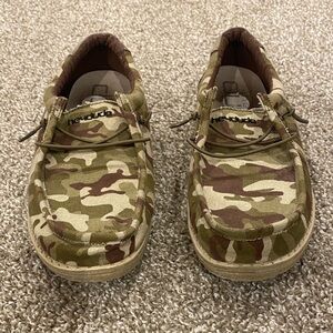 Hey Dude Camouflage shoes youth 6/7